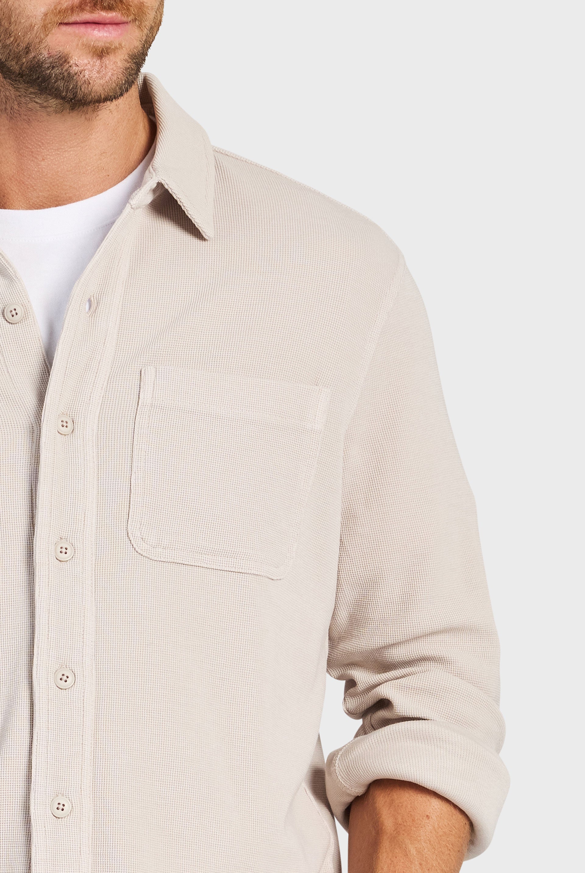 Carlos Cotton Waffle Shirt