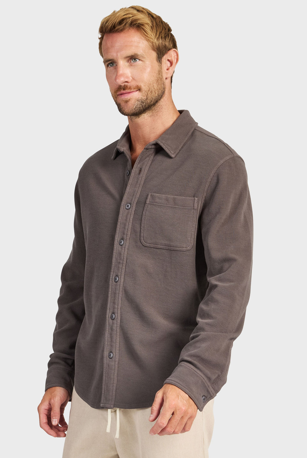 Carlos Cotton Waffle Shirt