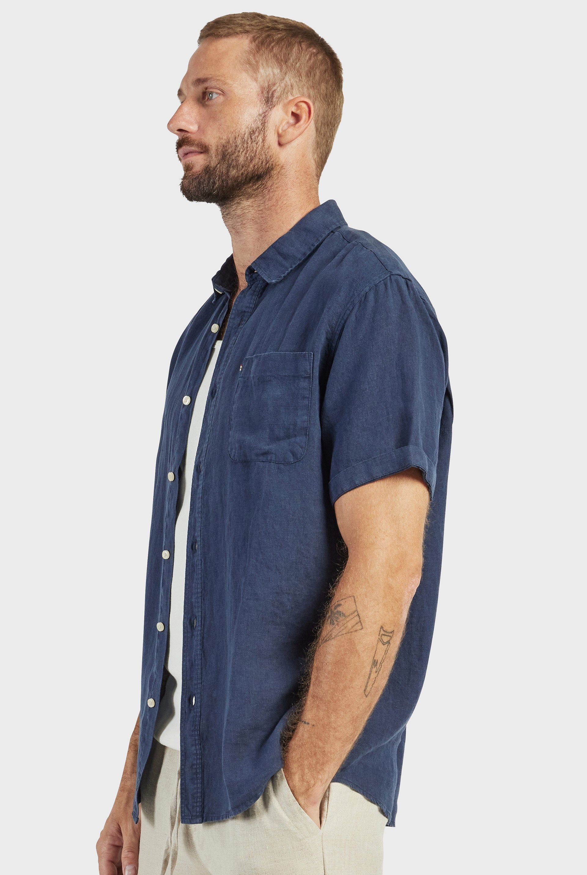 Hampton Linen S/S Shirt